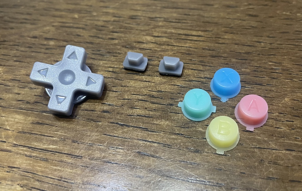 RGB30用 ボタンセット SFCパステルカラー - 𝕧𝕒𝕣𝕚𝕠𝕦𝕤