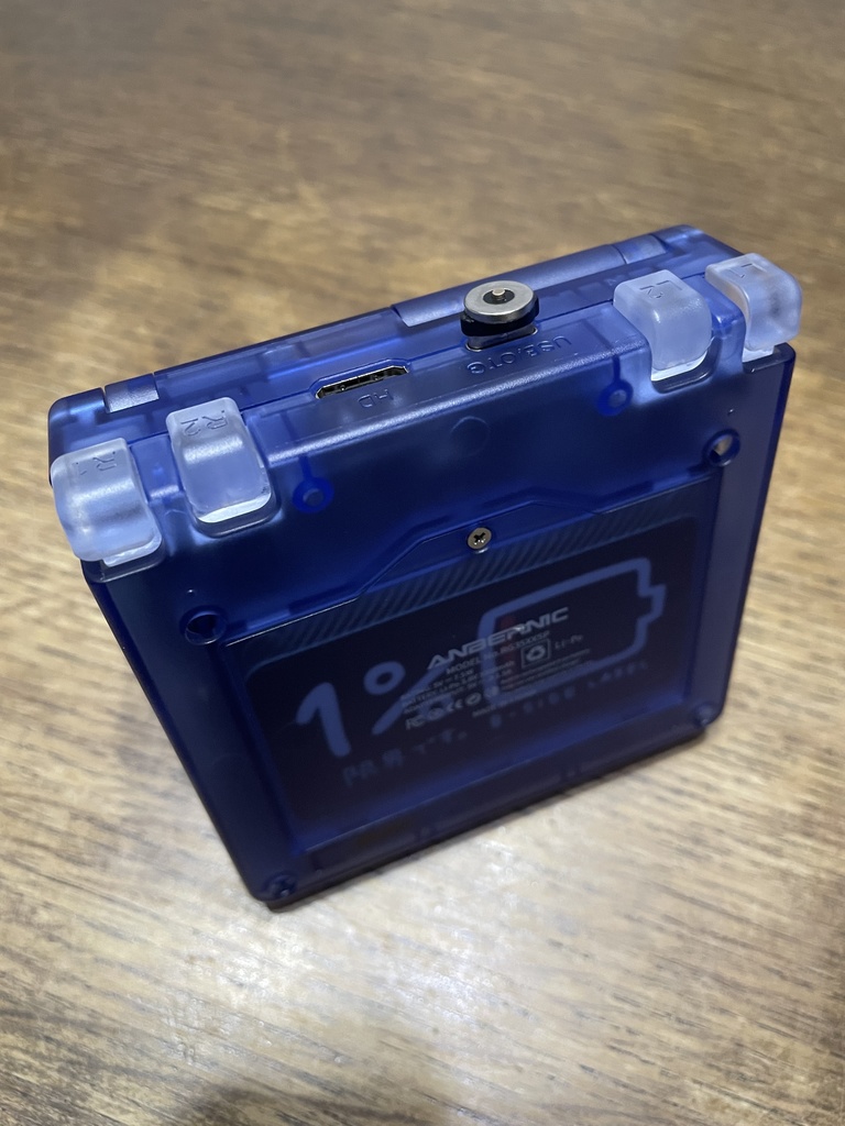 RG35XX SP用 ボタンフルセット クリアー×SFCクリアーカラー