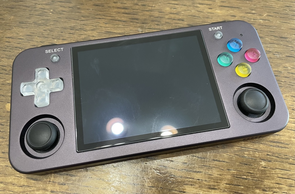 RG353M(RG35XX H)用 ボタンセット クリアー×SFCクリアーカラー