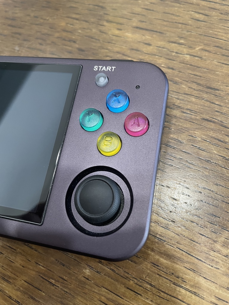 RG353M(RG35XX H)用 ボタンセット クリアー×SFCクリアーカラー