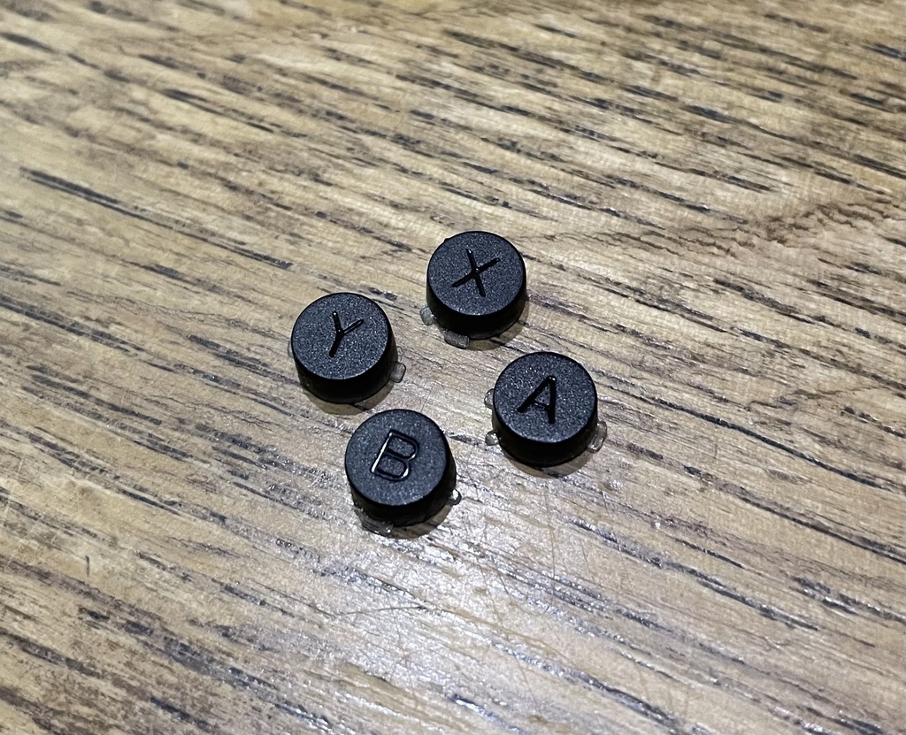 XU Mini M用 ABXYボタンセット ブラック