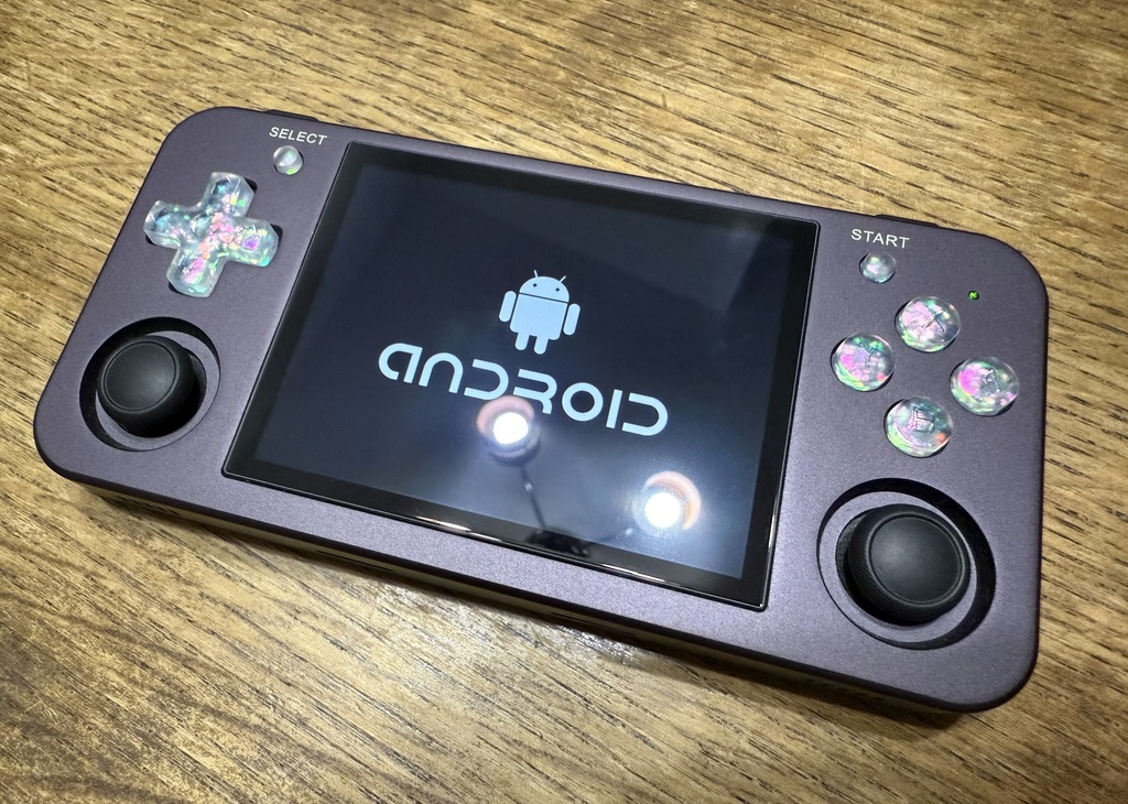 RG35XXH・RG353M用 ボタンセット ピンクホロフレーク