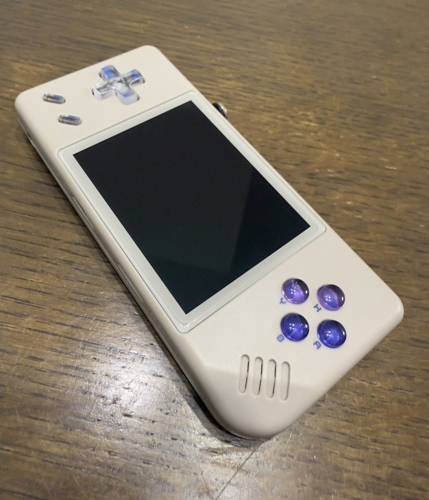 RG28XX 用 ボタンセット クリアー×SNESクリアーカラー