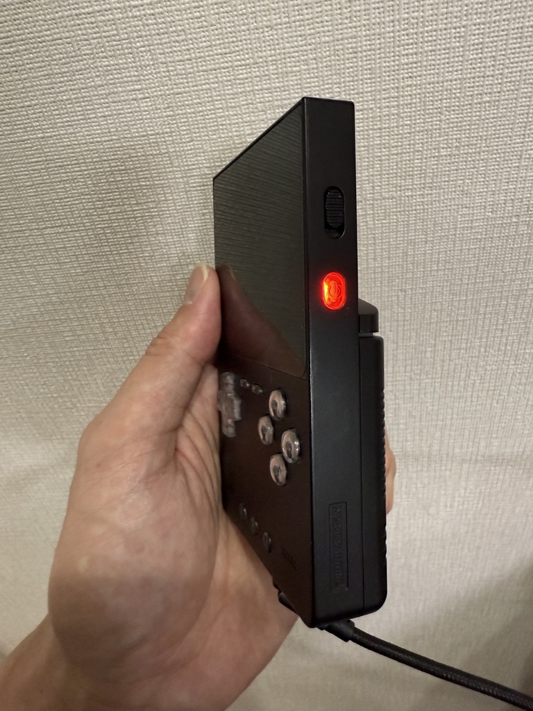 Trimui Brick用 発光部分パーツ 電源ボタン付き