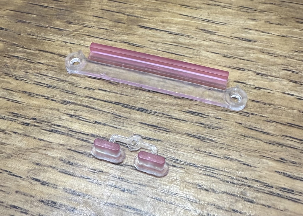 Trimui Brick用 発光部分パーツ 電源ボタン付き