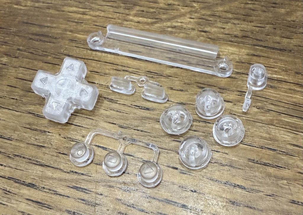 Trimui Brick用 ボタンセット クリアー
