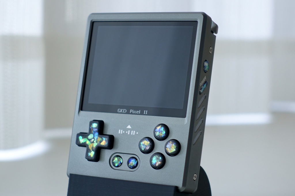 GKD PIXEL 2用 ボタンセット ブラックホロフレーク