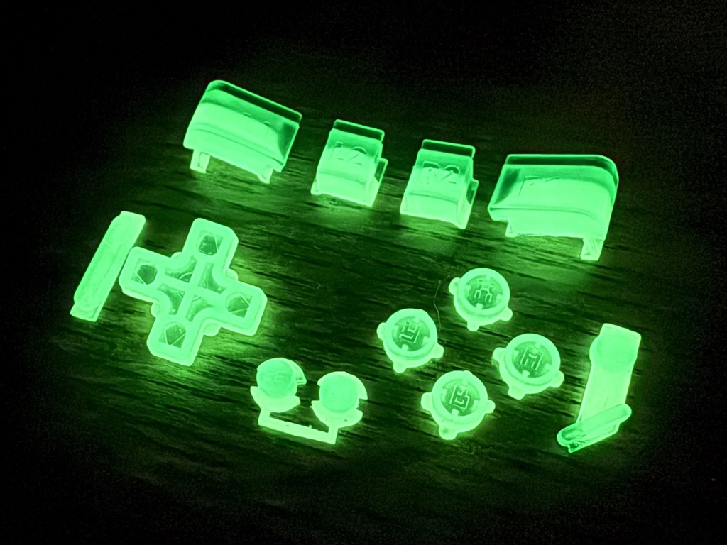 GKD PIXEL 2用 ボタンセット ルミナスジェイド