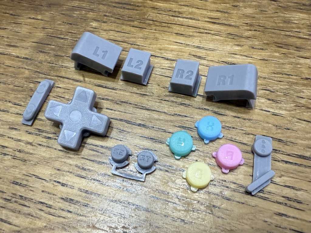 GKD PIXEL 2用 ボタンセット SFCパステルカラー