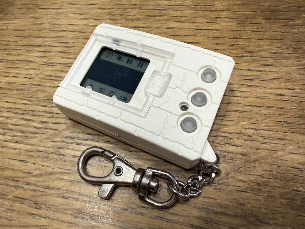 デジタルモンスター ver.1 ~ver.5(Color対応) 用 ボタンセット クリアホワイト