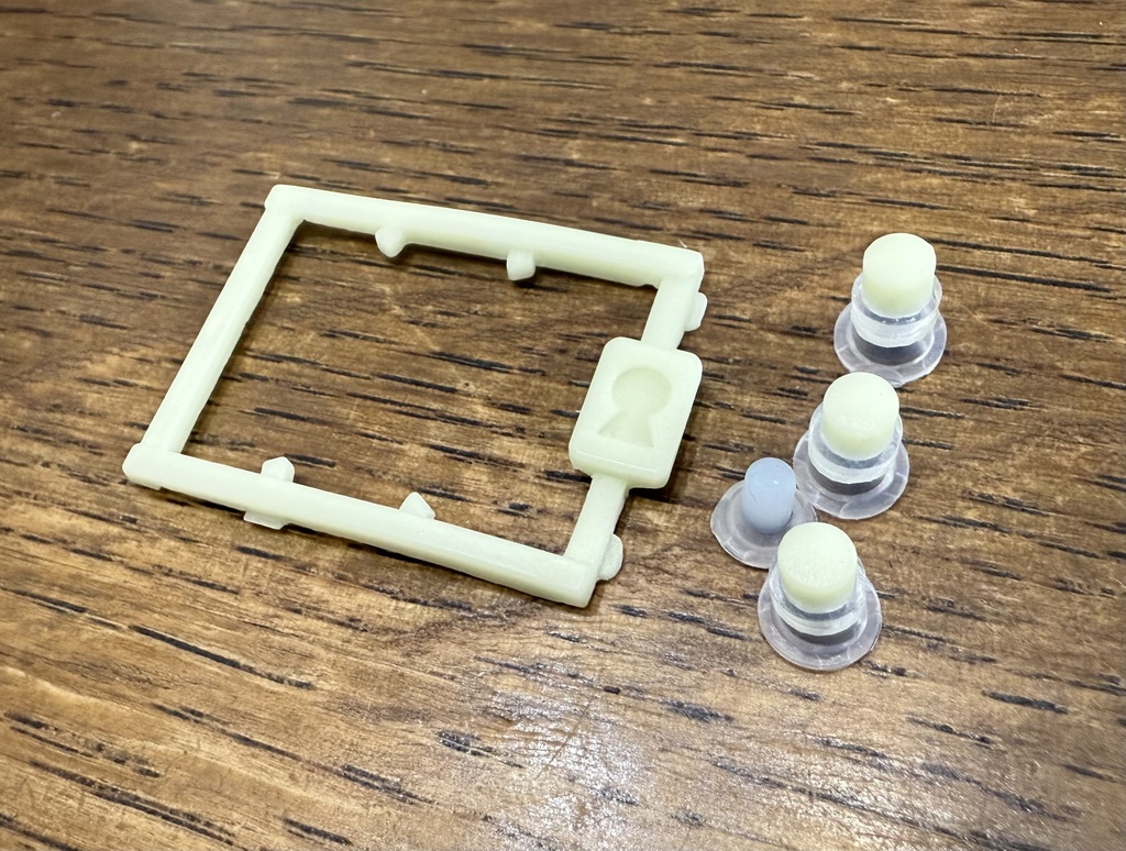 デジタルモンスター ver.1 ~ver.5(Color対応) 用 ボタンセット 蓄光