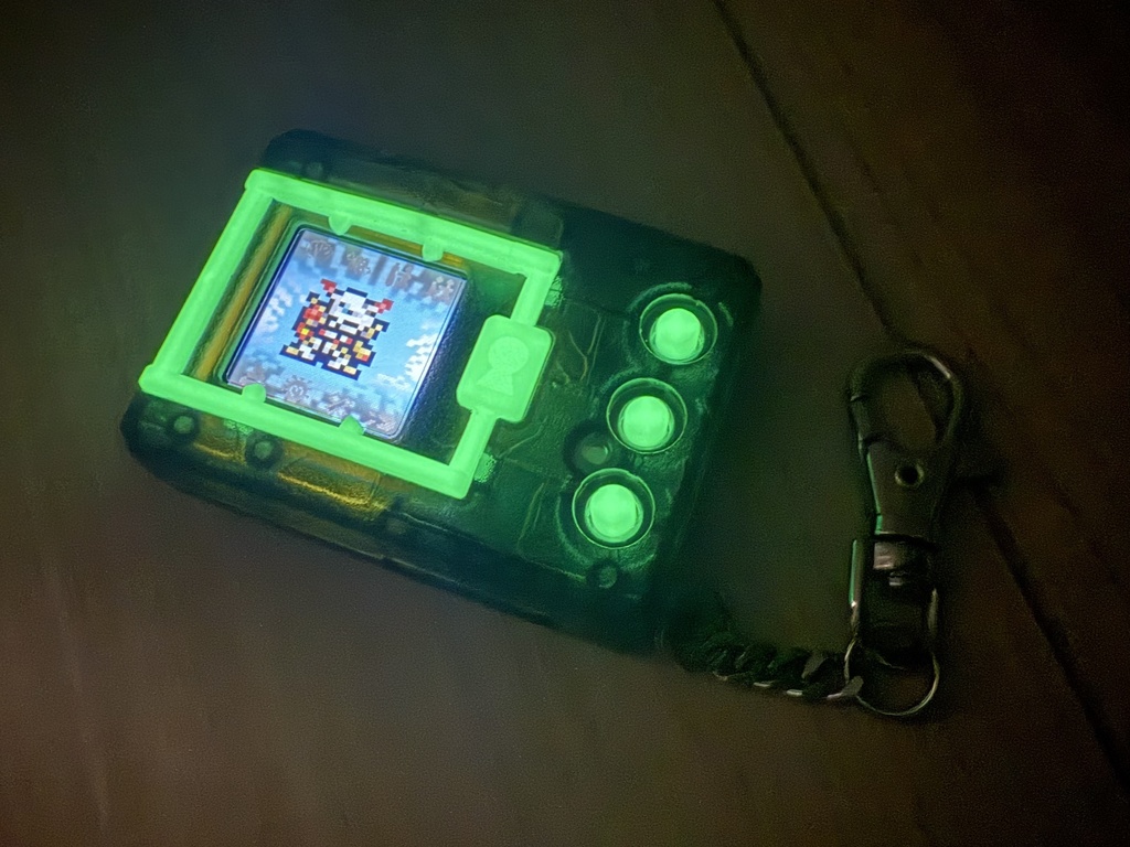 デジタルモンスター ver.1 ~ver.5(Color対応) 用 ボタンセット 蓄光