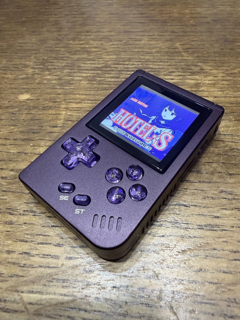 RG Nano用 ボタンセット クリアーパープル×クロムフレーク