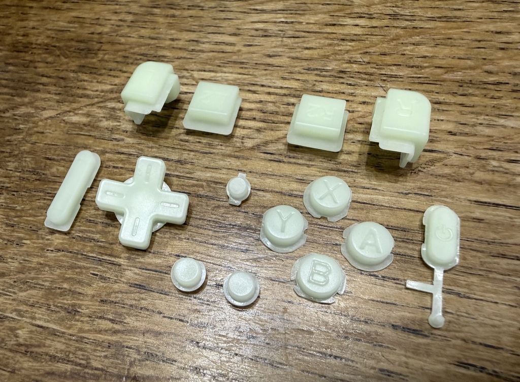 MiyooMini Flip 用 ボタンセット 蓄光