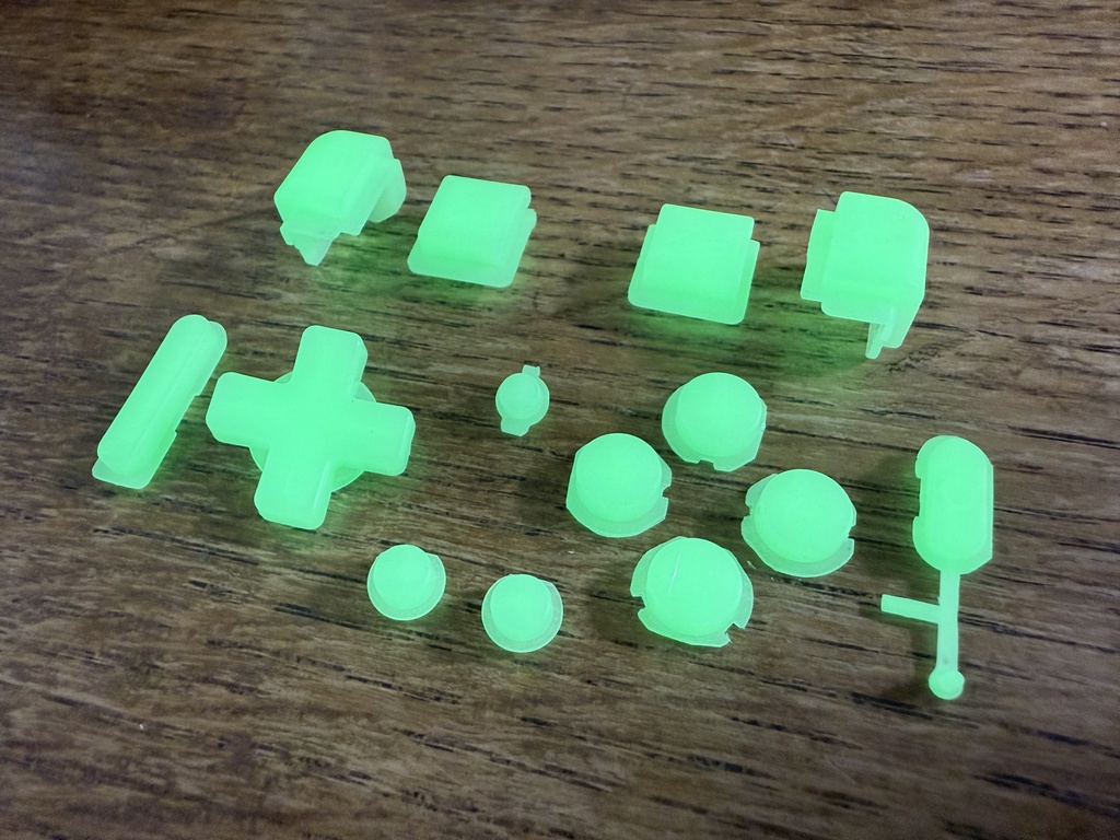 MiyooMini Flip 用 ボタンセット 蓄光