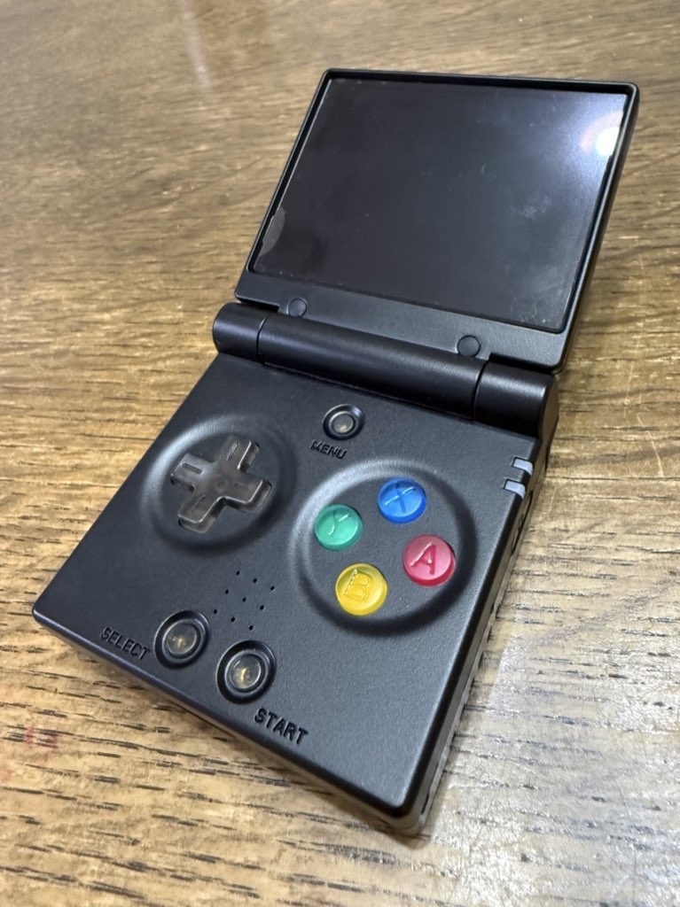 MiyooMini Flip 用 ボタンセット クリアブラック & SFCクリアカラー