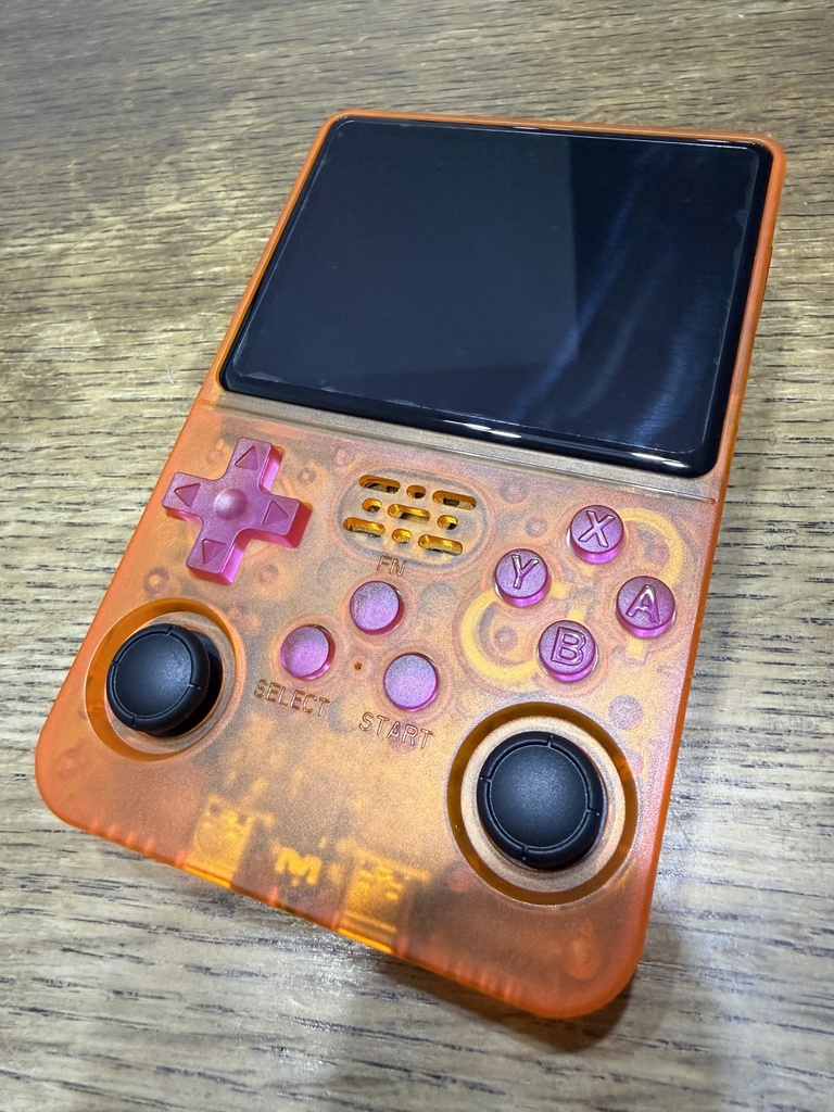 R36S 用 ボタンセット クリアーレッド