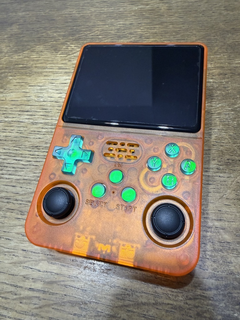 R36S 用 ボタンセット クリアグリーン+クリアーオパール