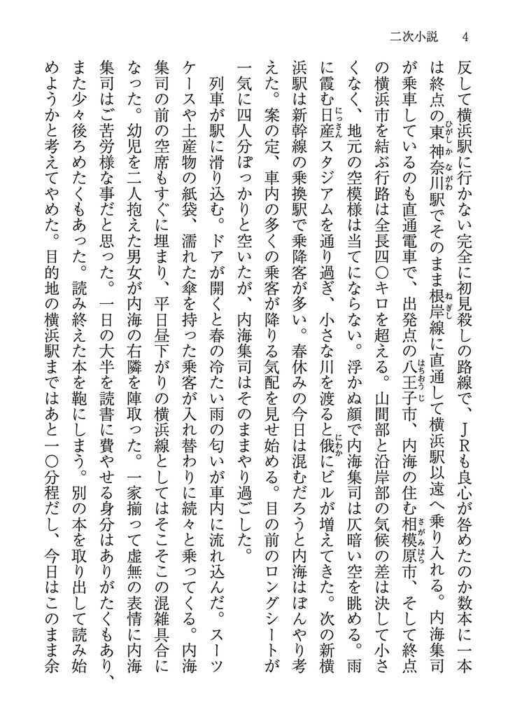 二次小説【小説:二次小説】