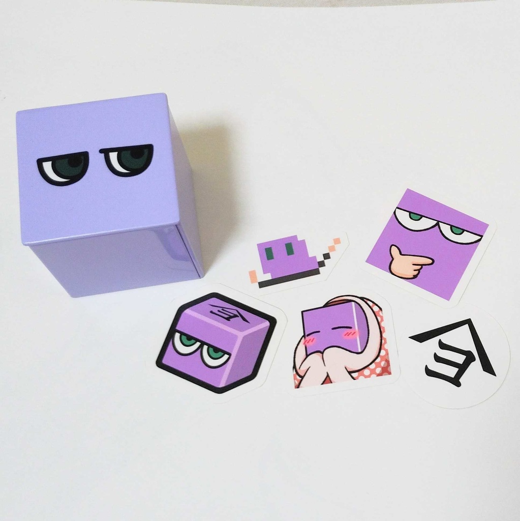 SAS#2【受注生産】シール入りキューブ缶