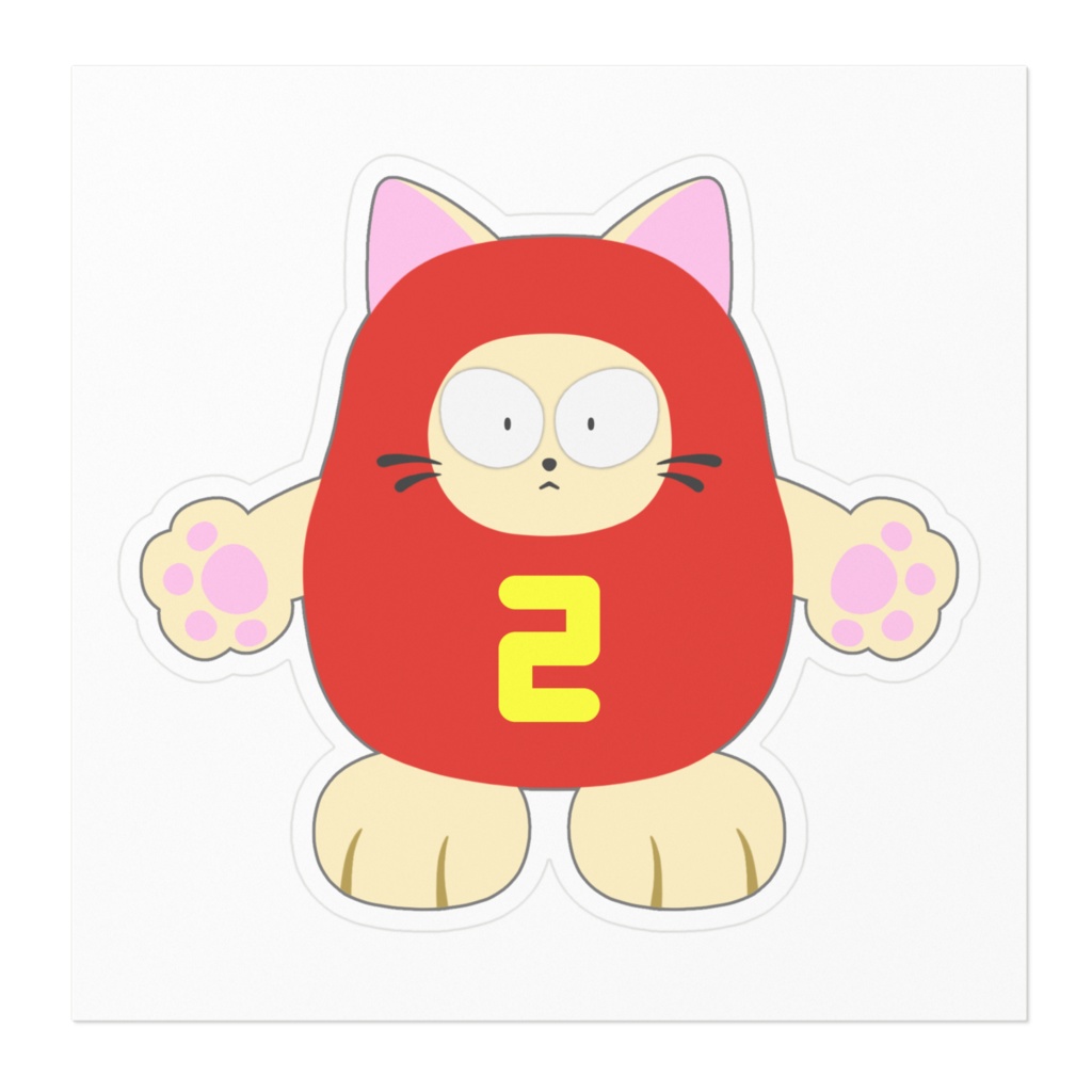 ニィと仲間たちのステッカー 10種