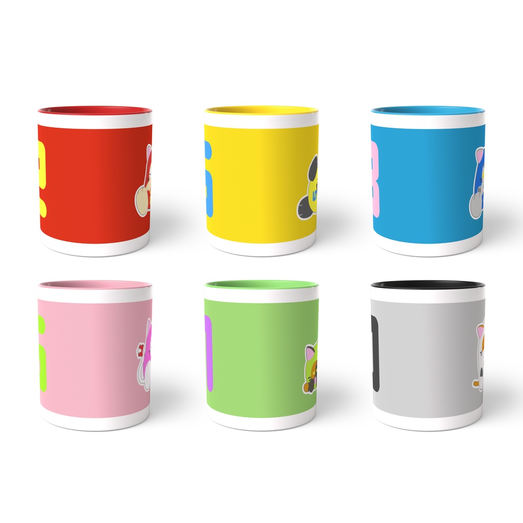 ニィたちと一息つくマグカップ 全6種