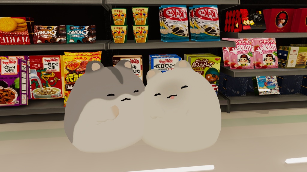 【VRChat】はむ-hamu-【オリジナル3Dモデル】