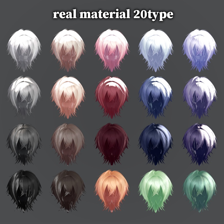 【SALE】V Short wolf Hair【#CHITO缶】