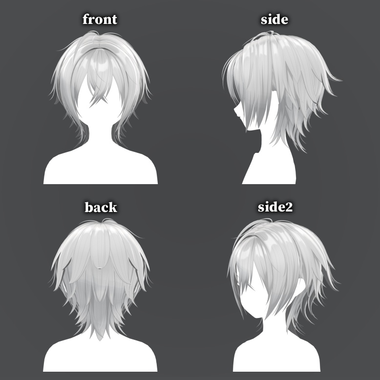 【SALE】V Short wolf Hair【#CHITO缶】