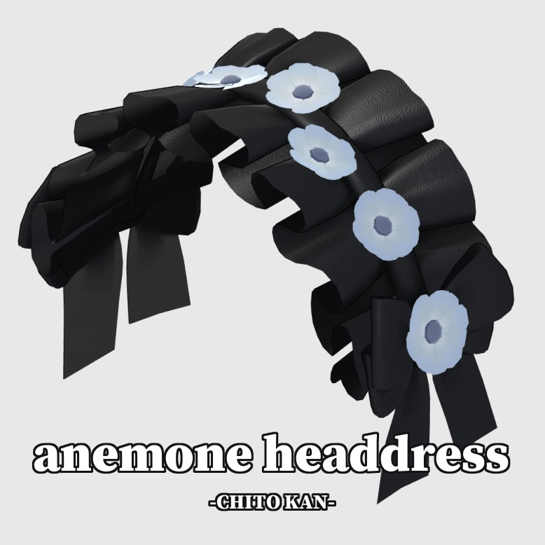 【SALE】anemone headdress【#CHITO缶】