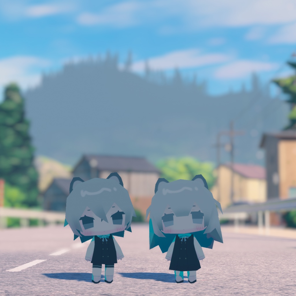 【VRChat】Mika&Alya【オリジナル3Dモデル】