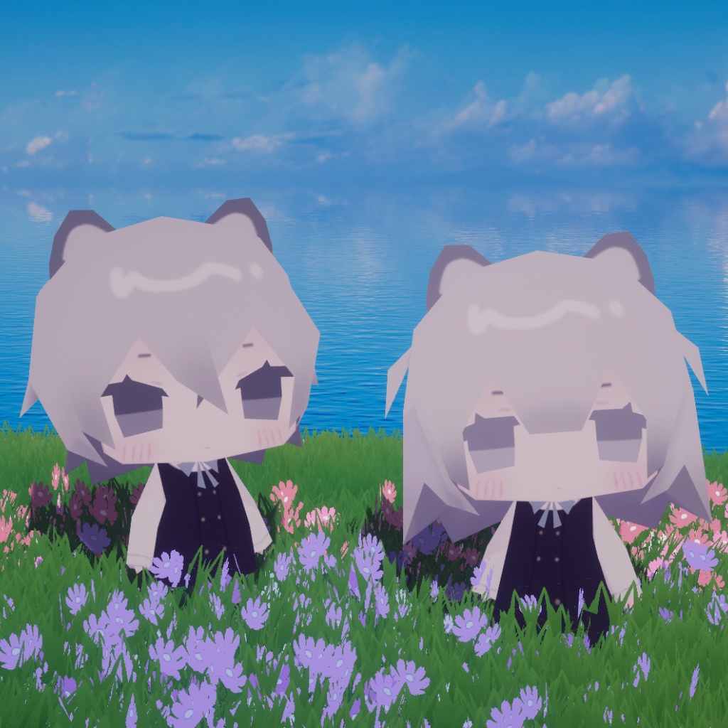 【VRChat】Mika&Alya【オリジナル3Dモデル】