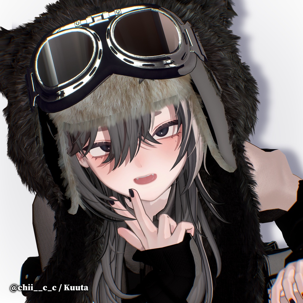 【SALE】V long wolf Hair【#EvicPlus】