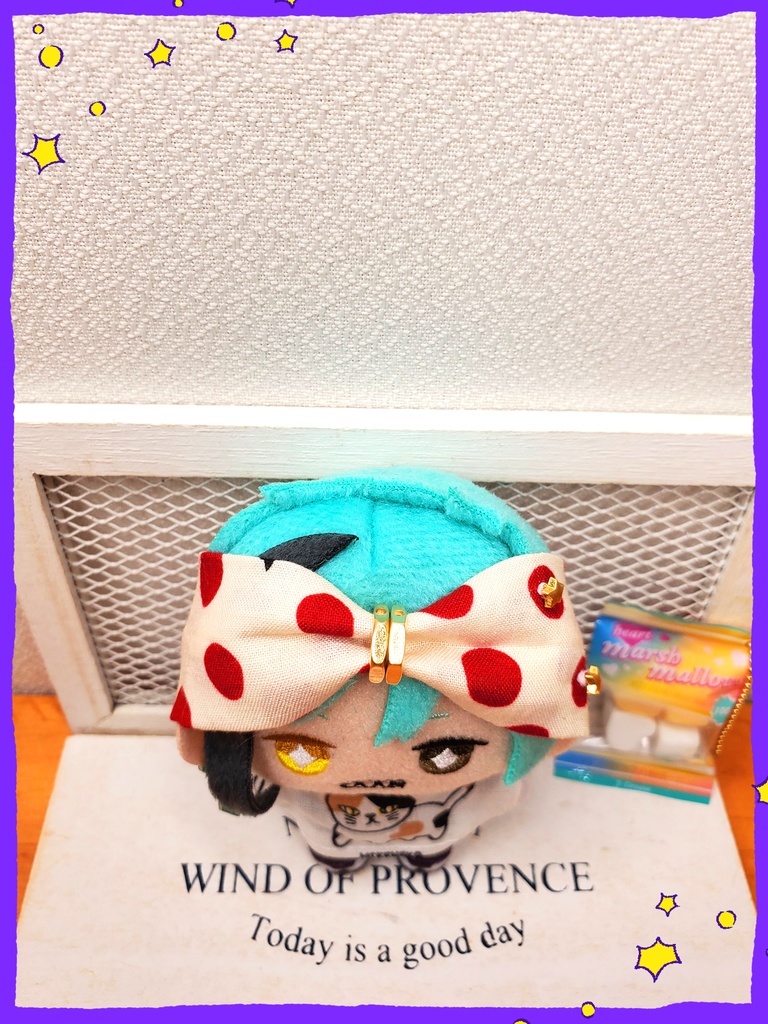 水玉隠れにゃんこヘアバンド🐈🌟