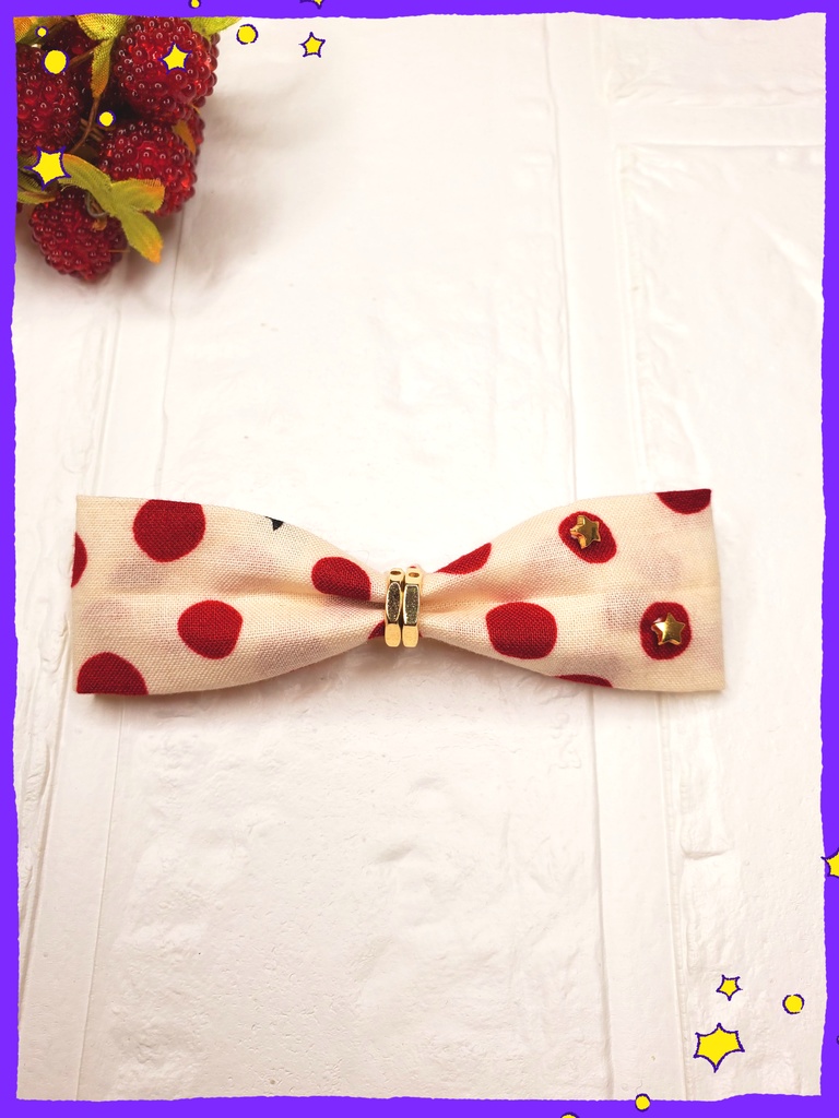 水玉隠れにゃんこヘアバンド🐈🌟