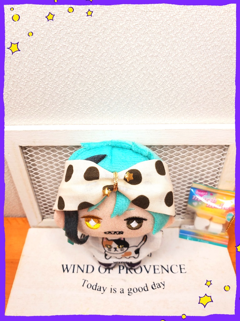 水玉隠れにゃんこヘアバンド🐈🌟