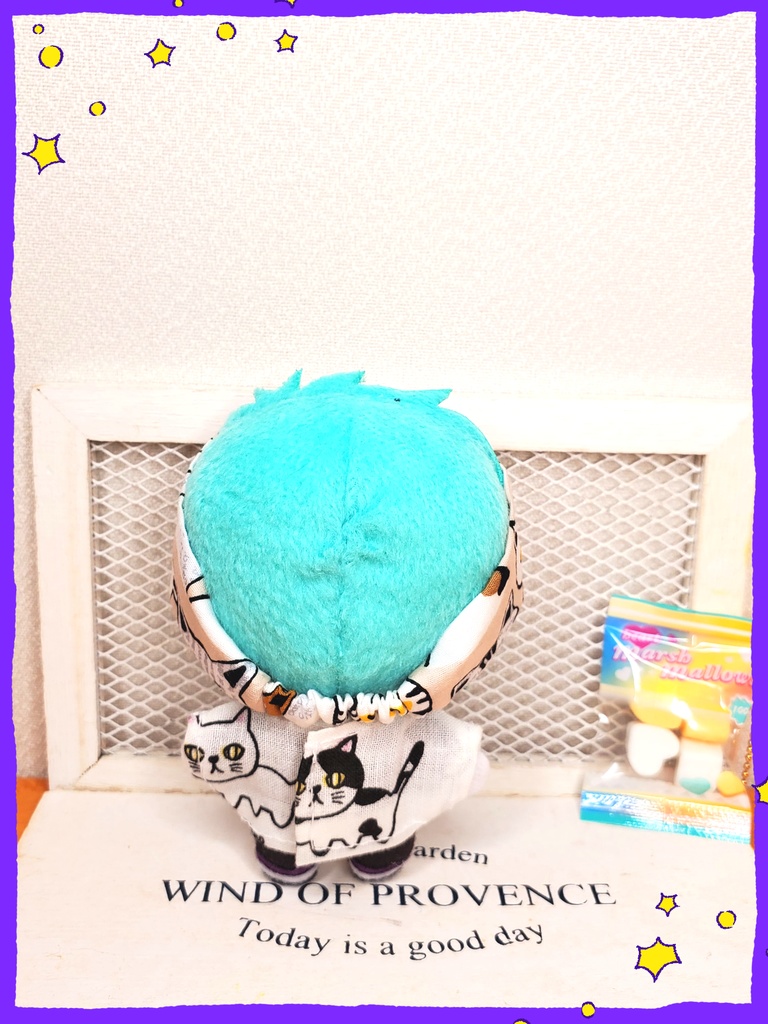 ネコ柄ヘアバンド🐈ベージュ