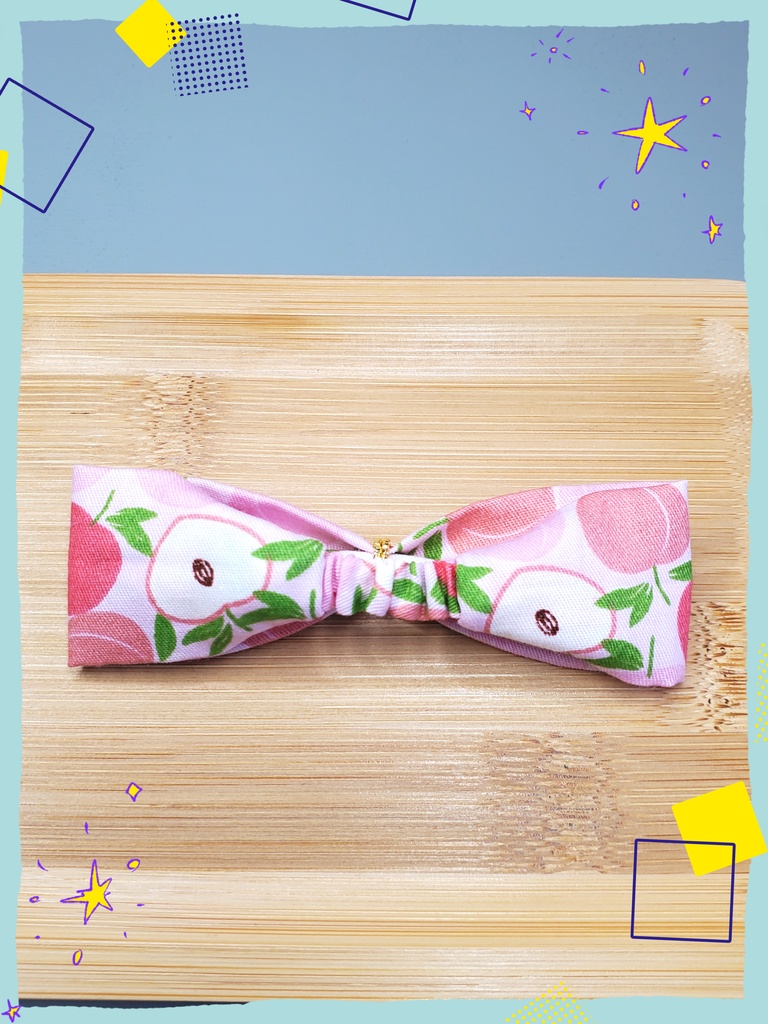 フルーツ柄ヘアバンド ピーチ🍑