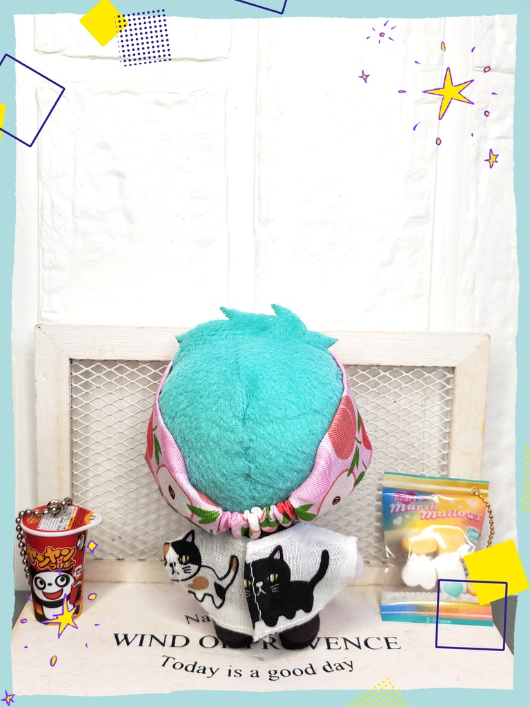 フルーツ柄ヘアバンド ピーチ🍑