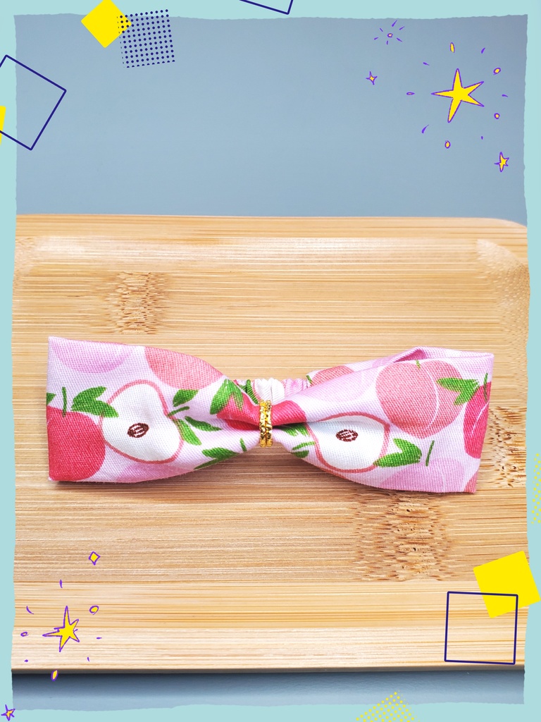 フルーツ柄ヘアバンド ピーチ🍑