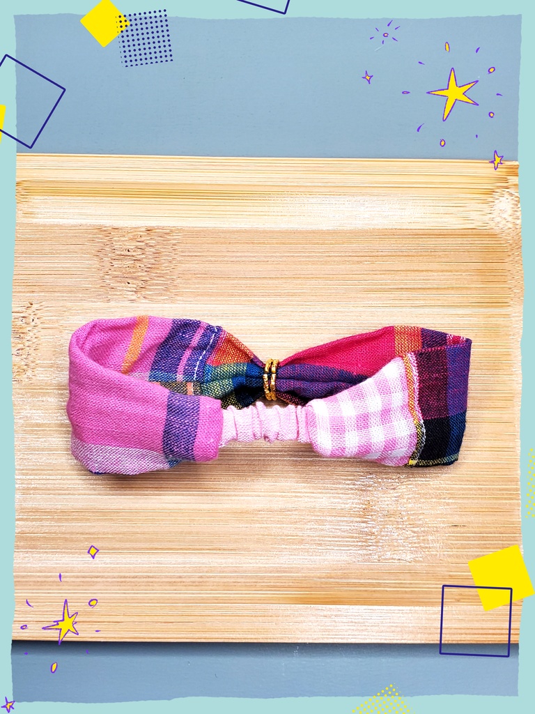 パッチワークヘアバンド