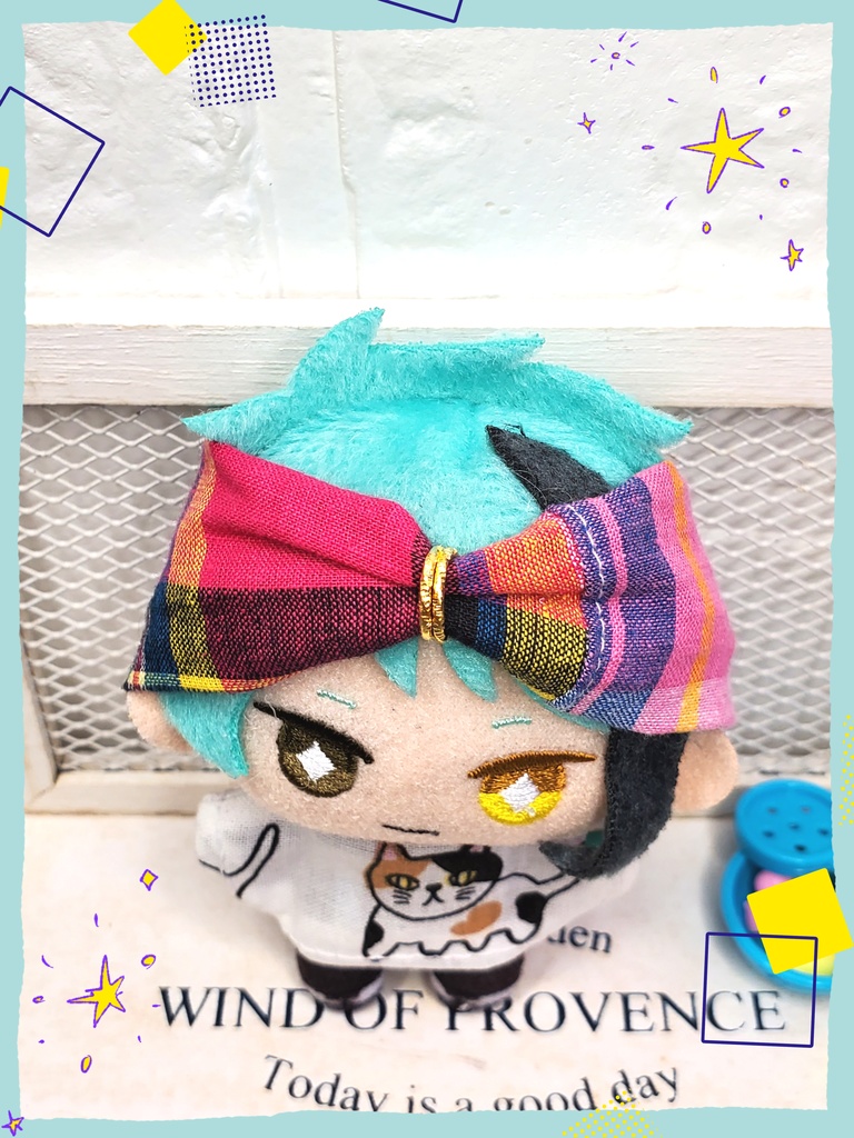 パッチワークヘアバンド