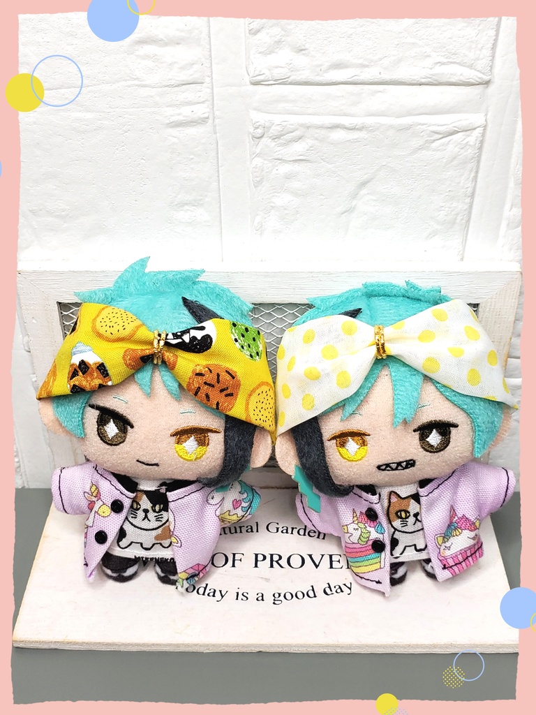 ねこせんべい&水玉柄ヘアバンドセット🐈🍘(Yellow)