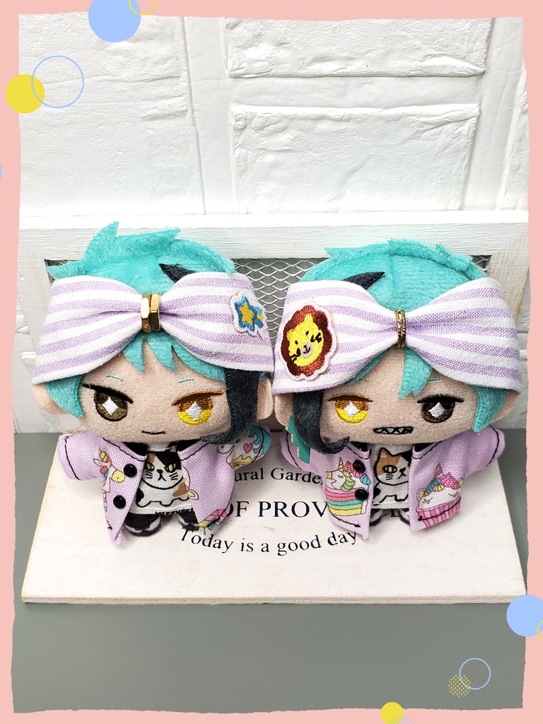 ライオン&流れ星ワッペン付きヘアバンドセット🦁🌠