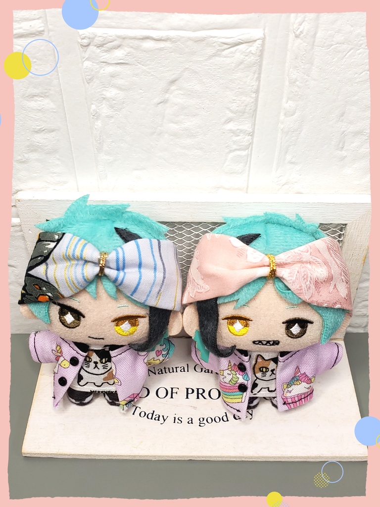 蝶柄&シルキーピンクヘアバンドセット