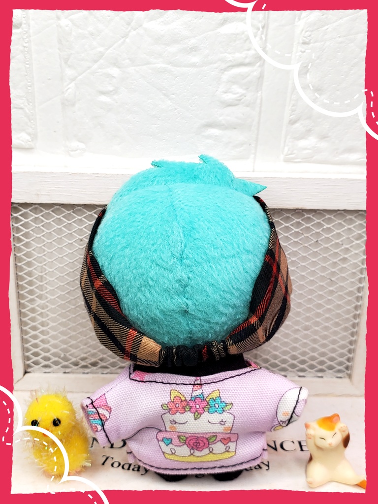 チェック柄ヘアバンド