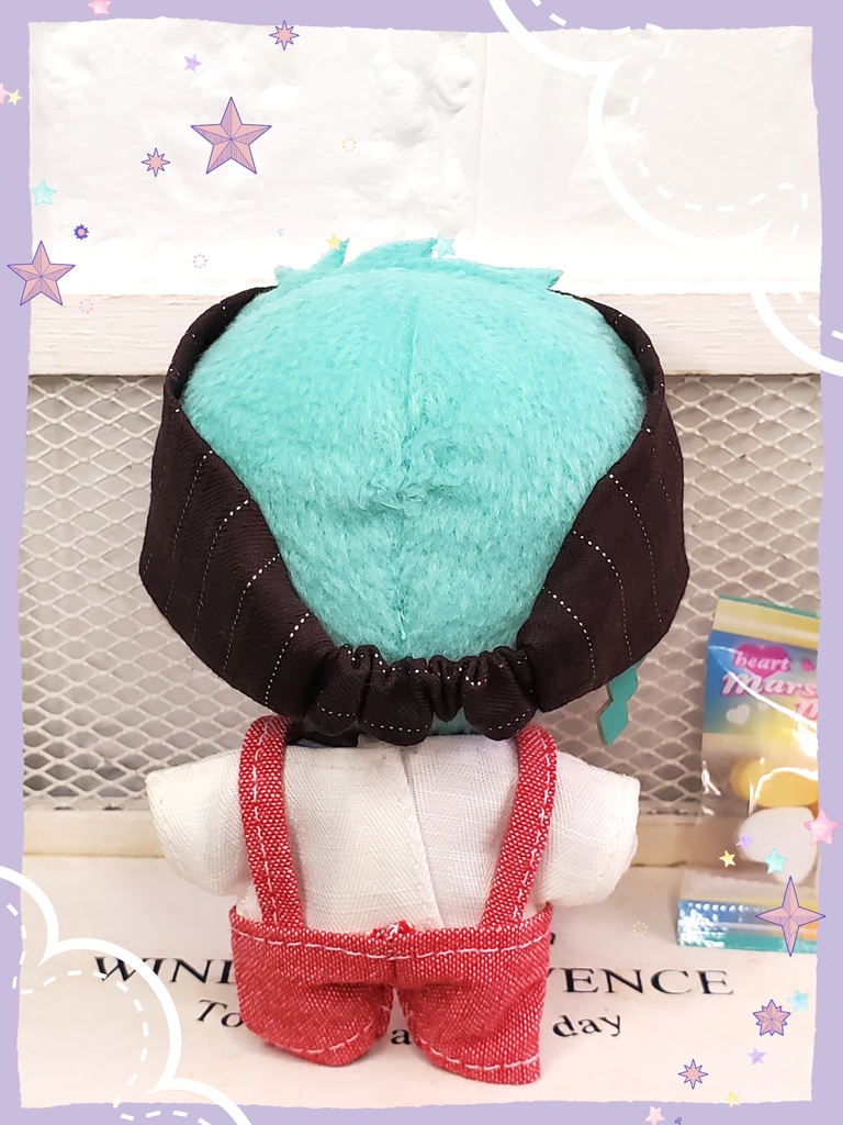 10㎝ぬい用 チョコレートカラーヘアバンド