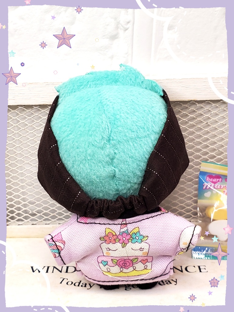 10㎝ぬい チョコレートカラーヘアバンド