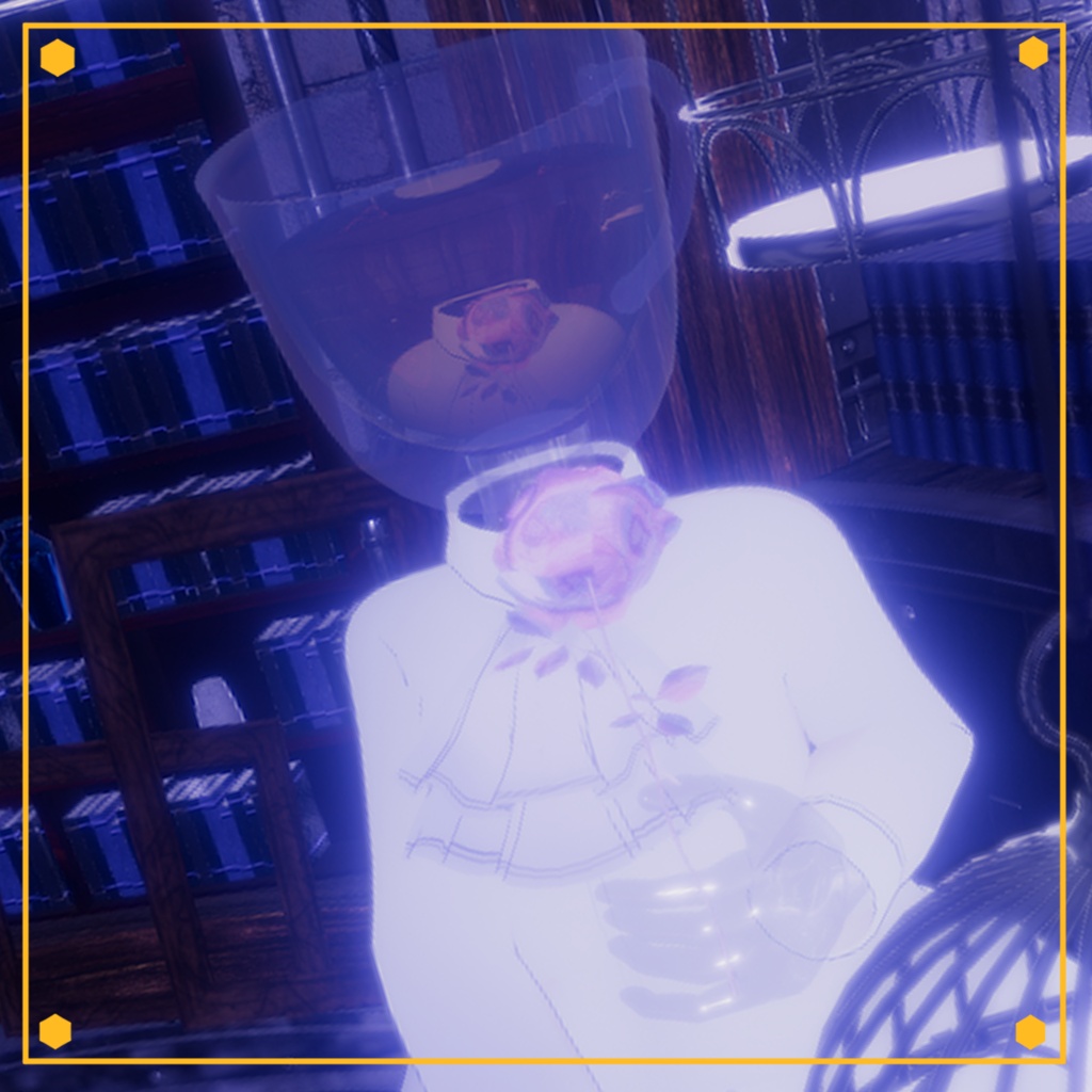 【VRC想定3Dモデル】HoneyTea【初販売記念☆値引き中!】