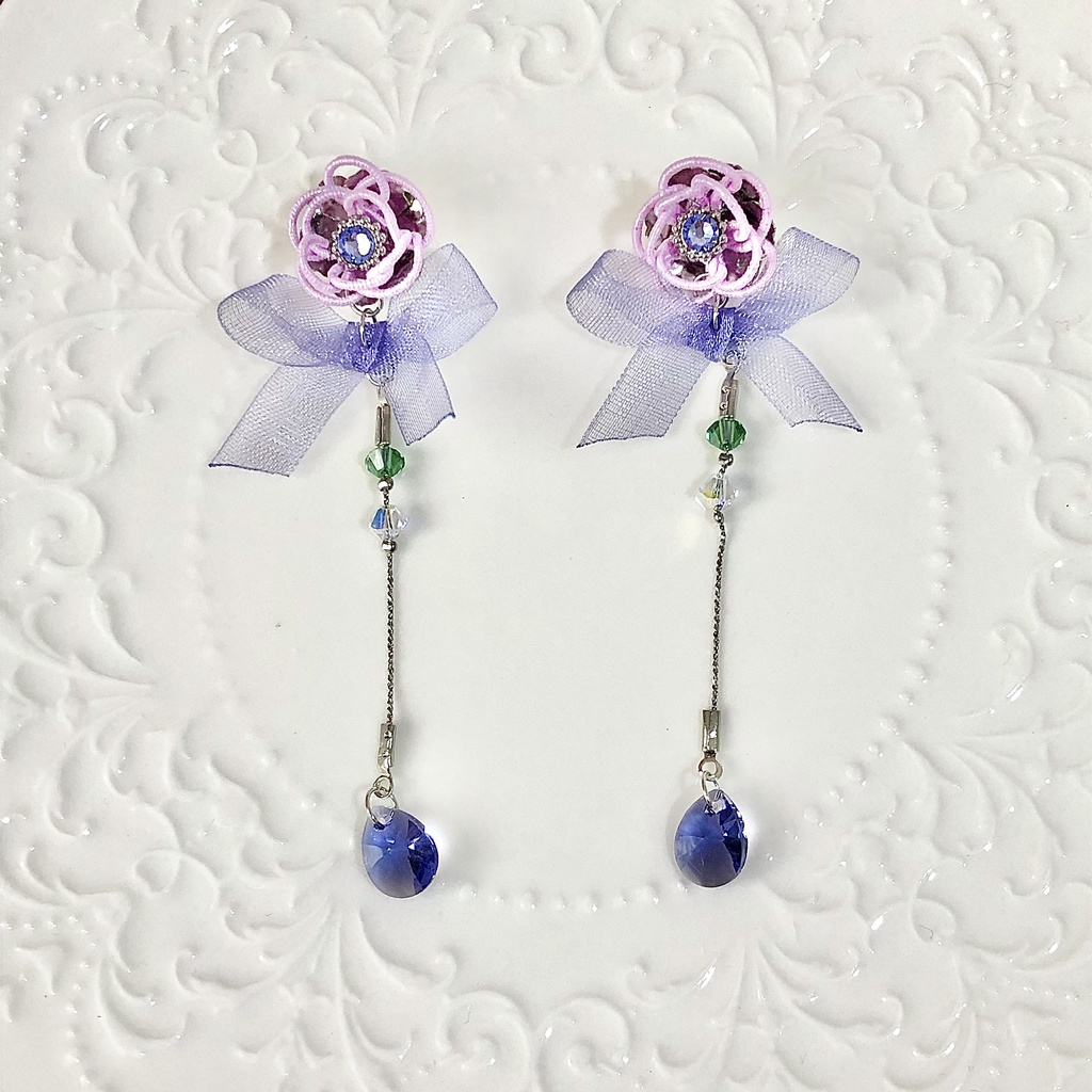 bouquet 村雲江/五月雨江 イメージ耳飾り